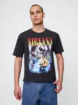 GAP Pánské Crop tričko Heavyweight Nirvana Unisex 765038-00 Velikost: L