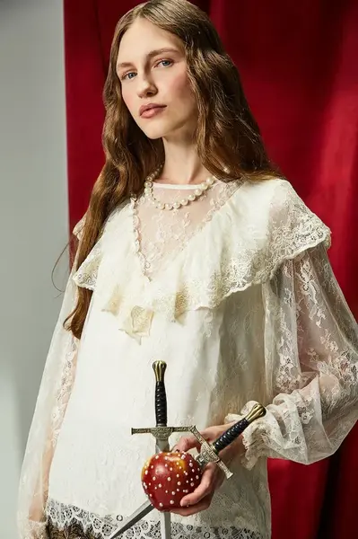 Halenka Medicine dámská, béžová barva, s aplikací