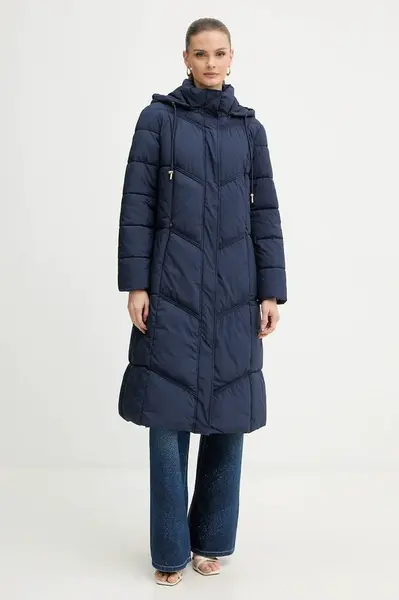 Bunda Guess GLORIA tmavomodrá barva, zimní, W5BLBQ W0712