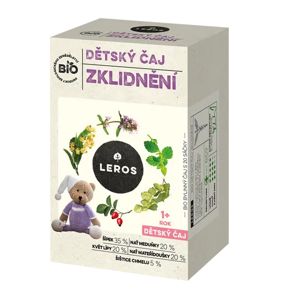 Leros Dětský čaj zklidnění BIO 20x1,8 g