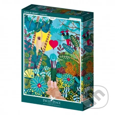 Puzzle Srdce z džungle - Kamyira - puzzle z kategorie 500 - 1000 dílků