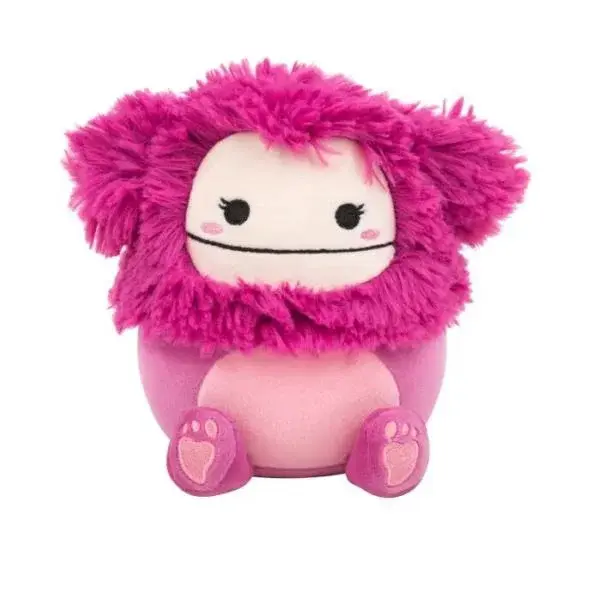 Squishmallows Růžový Bigfoot Nanette, 13 cm