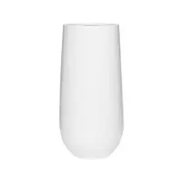 Květináč Nax, barva lesklá bílá, více velikostí - PotteryPots Velikost: L - v. 101 cm, ⌀ 50 cm