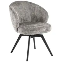 MID.YOU ŽIDLE S PODRUČKAMI, struktura, šedá, černá