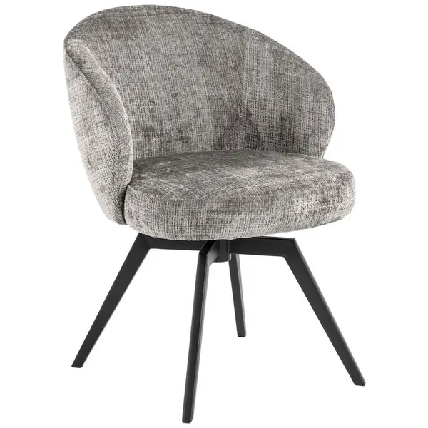 MID.YOU ŽIDLE S PODRUČKAMI, struktura, šedá, černá