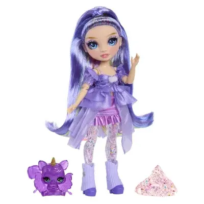 Rainbow High Panenka se slizem a třpytkami - Violet fialová