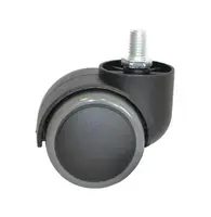 Náhradní pojízdné kolečko k taburetům a stolkům Weelko - černo - šedé (30008 black/grey) + dárek zdarma