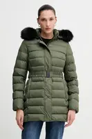 Péřová bunda Geox CATRIA zelená barva, zimní, W5626G T3152