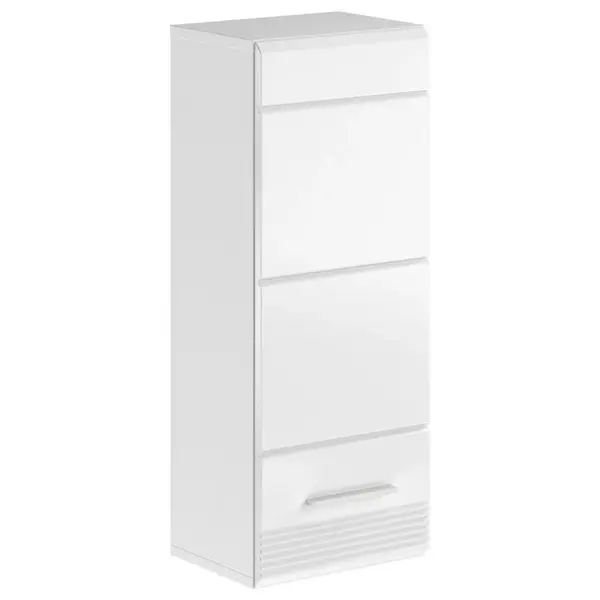 MID.YOU ZÁVĚSNÁ SKŘÍŇKA, vysoce lesklá bílá, bílá, 30/77/23 cm