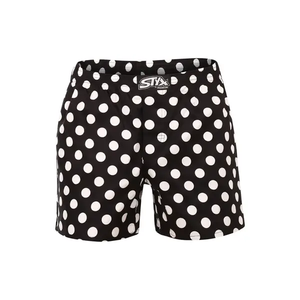 Styx Pánské trenky premium art klasická guma puntíky (AP1055) M