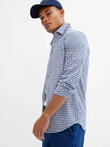 GAP  Pánská Košile slim poplin stretch 422485-01 Veľkosť: M