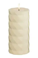 LED svíčka Deluxe Homeart Square Bloklys 7,5 x 15 cm