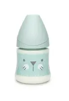 Suavinex Premium Hygge Láhev 0m+ 150 ml 1 ks vousky zelená