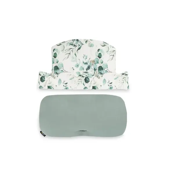 Hauck Polstrování Select na židličky Alpha+,Beta+ a Arketa, Jersey Leaves, Mint