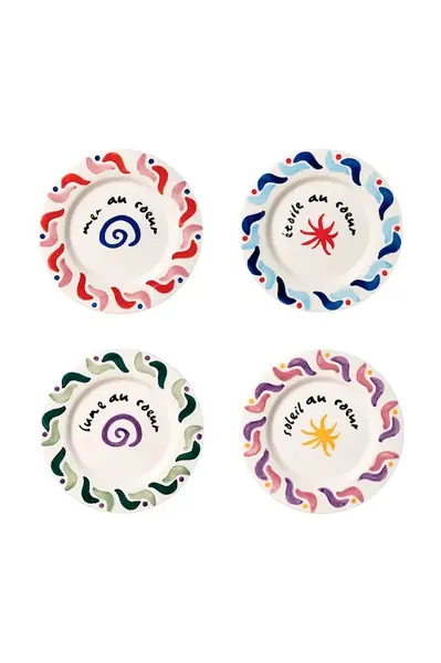 Sada talířů Octaevo Cala Secreta 22 cm 4-pack