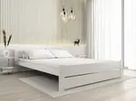 Postel IKAROS DOUBLE 120 x 200 cm, bílá Rošt: S laťkovým roštem, Matrace: Bez matrace