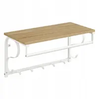 Nástenný vešiak TAYLOR SONOMA 60x30cm, biely