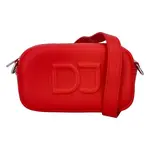 Malá dámská crossbody kabelka červená - David Jones SannJary