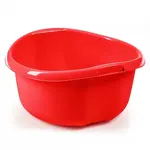 Miska 10l /lamela/červená/2626 kulatá