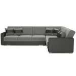 Rohová sedací souprava Nero U Madryt 1100 + Malmo 92