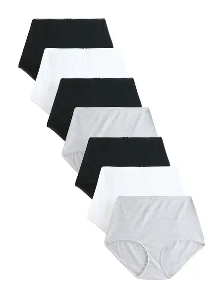 Next Nohavičky  sivá melírovaná / čierna / biela