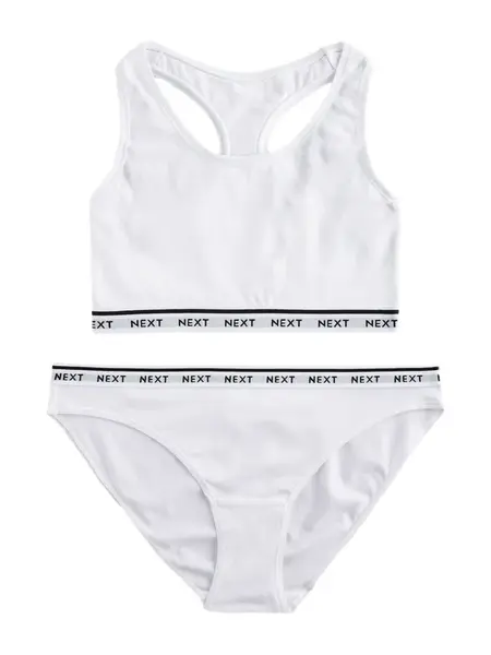 Next Súpravy bielizne  čierna / biela