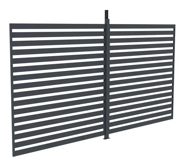G21 Fixní lamelová stěna 3,7 x 2,2 m pro pergolu Austin