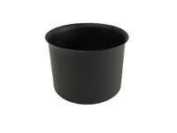 Zděř kouřová 125 mm, silnostěnné 1,5 mm, černá MA654247