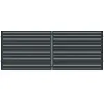 BRÁNA SALERNO 400x150 ZN RAL 7024 MAT