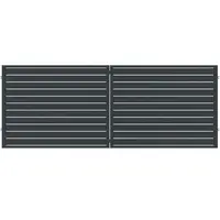 BRÁNA SALERNO 400x150 ZN RAL 7024 MAT