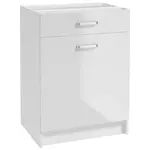 Kuchyňská skříňka Arosa B60 1D1S bílá