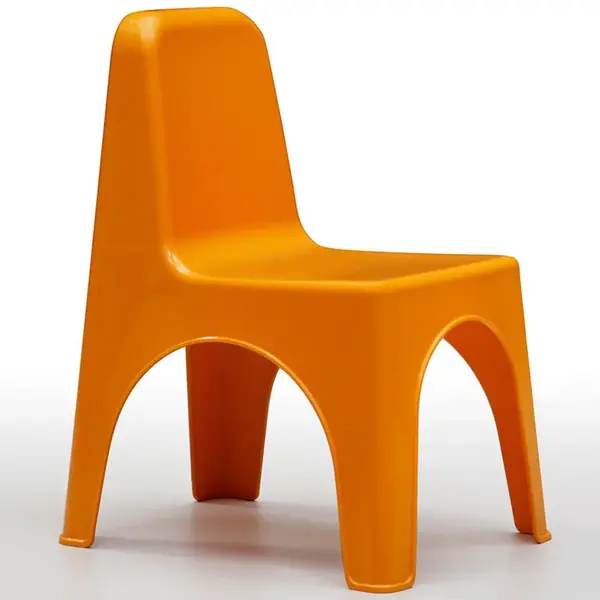 Dětská plastová židlička Mida oranžová