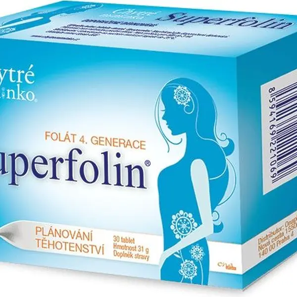 Chytré miminko Superfolin 1 PLAN 30 kapslí