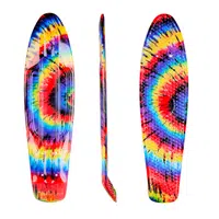 Deska pro penny board WORKER Ecidy 22.5*6" duhový vír