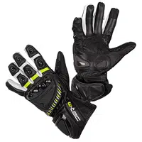 Moto rukavice W-TEC Evolation černo-bílo-fluo 3XL