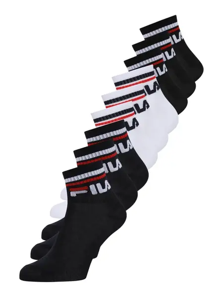 FILA Ponožky  červená / čierna / biela