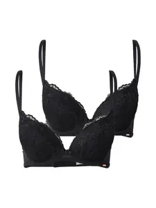 Dorina Podprsenka 'Plunge'  čierna