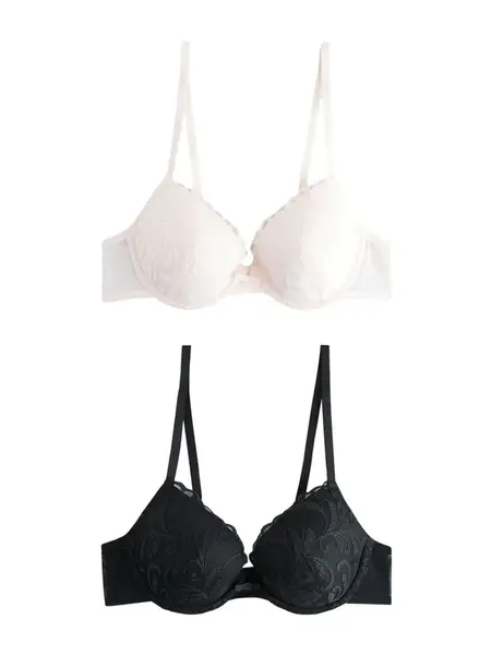 Next Podprsenka  čierna / biela