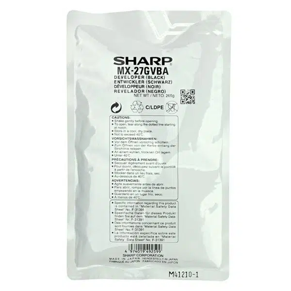 Sharp MX27GVBA černý (black) originální developer
