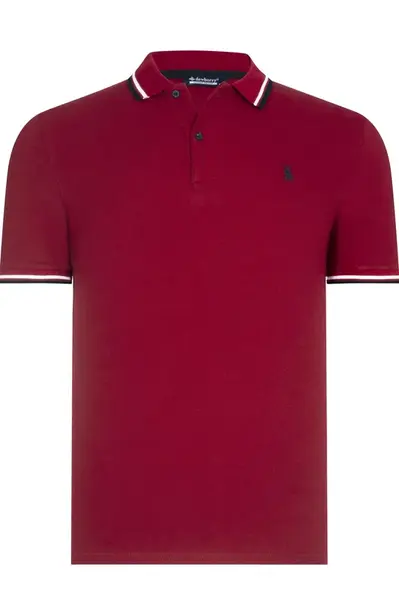 T9594 DEWBERRY MEN'S T-SHIRT-BURGUNDY
