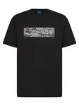 KARL LAGERFELD JEANS Tričko  čierna / biela