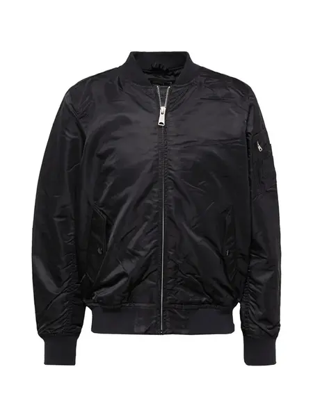 Vintage Industries Prechodná bunda  čierna