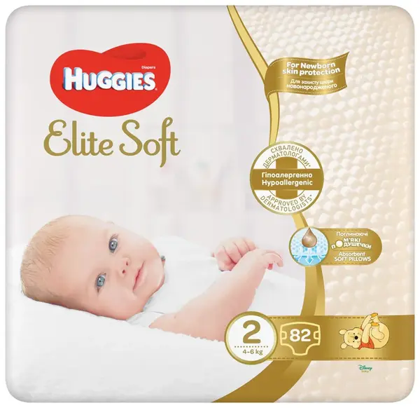 HUGGIES® ® Elite Soft- 2 82 ks