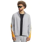 Under Armour VELOCITI STORM HOODED Pánská bunda na běhání, šedá, velikost L