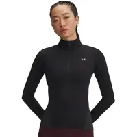 Under Armour VANISH SEAMLESS 1/4 ZIP Dámské tričko s dlouhým rukávem, černá, velikost