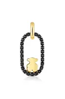 Pozlacený stříbrný přívěsek Tous