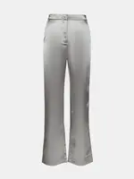 Strieborné saténové nohavice ORSAY