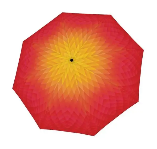 Skladací dáždnik Doppler Carbonsteel Magic Fusion Red/Yellow