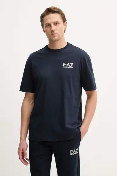 Bavlněné tričko EA7 Emporio Armani