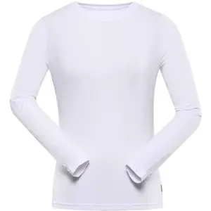 NAX KADESA Dámske tričko s dlhým rukávom, biela, veľkosť